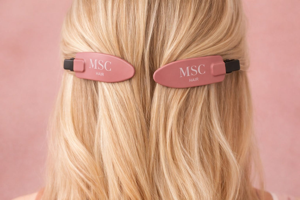 MSC Creaseless Hair Clips  Smooth Hold, No Marks
